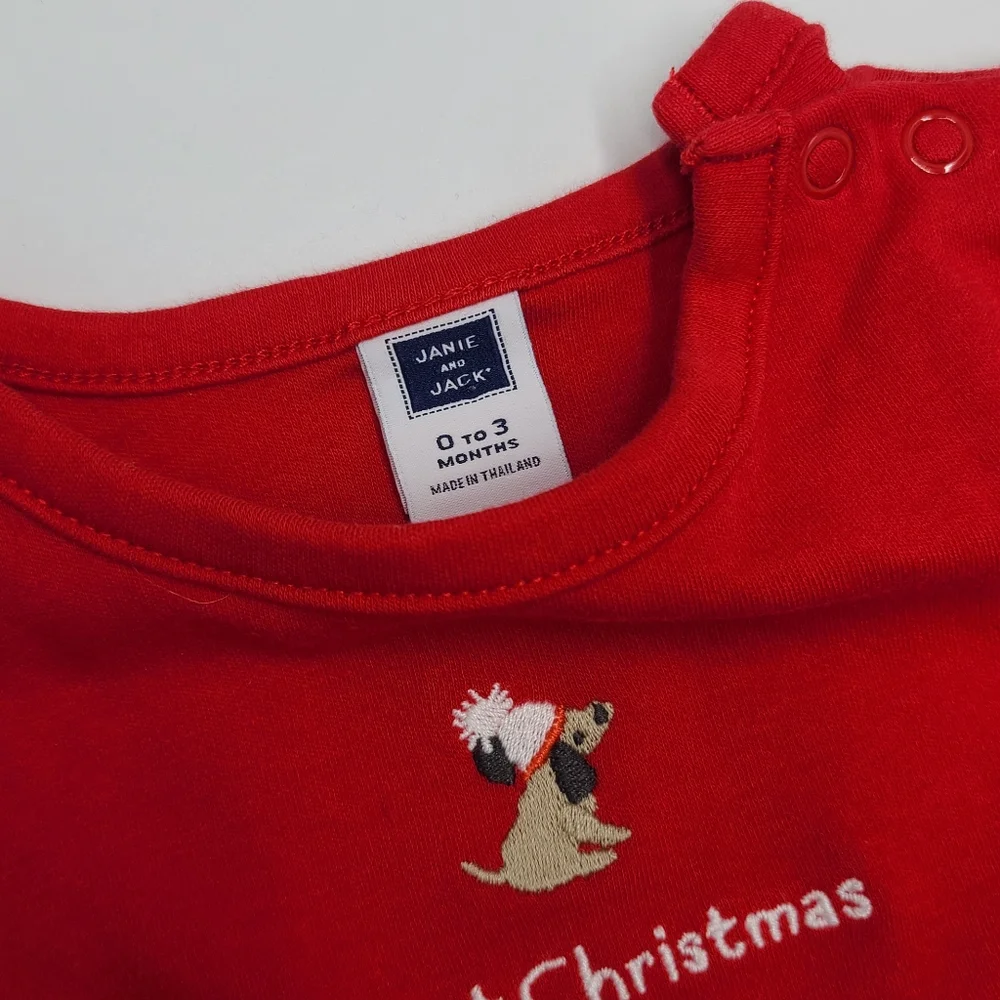 Janie and Jack red bodysuit